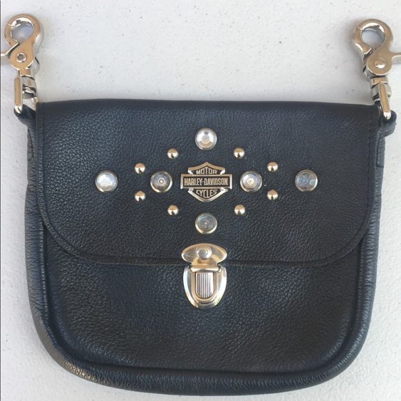 Harley-Davidson Handbags - edgy hinge clip pouch